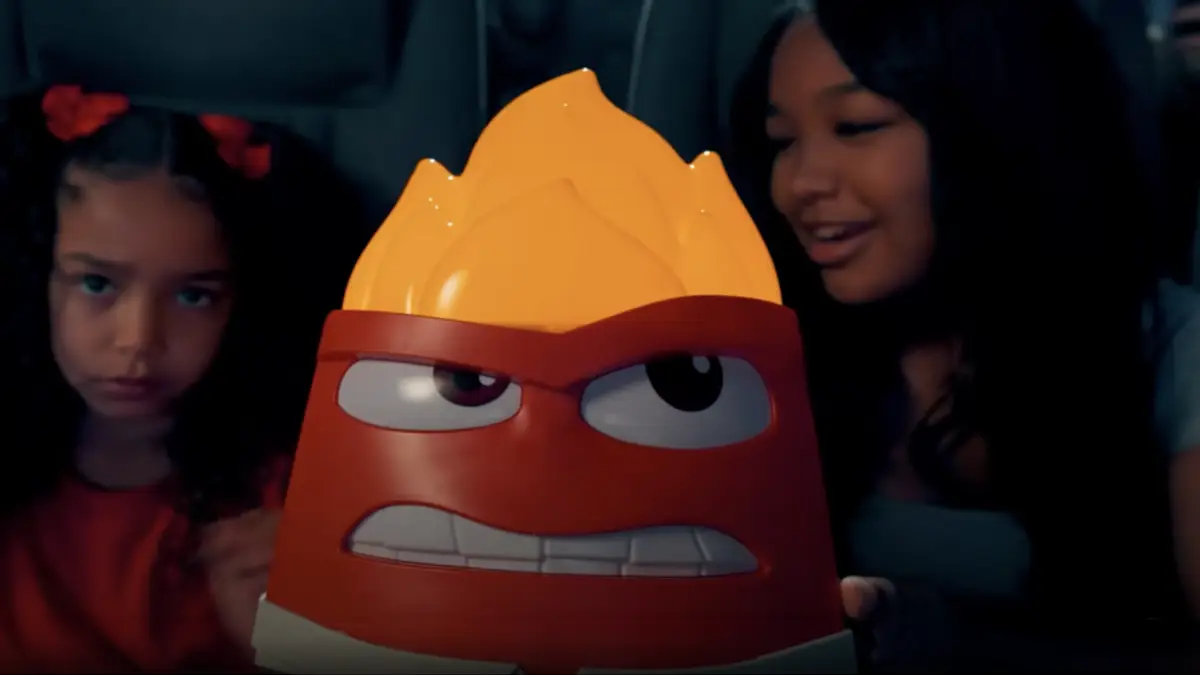 Inside Out 2 Anger popcorn bucket