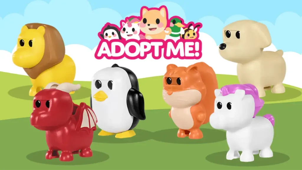 Adopt Me! Happy Meal toys from McDonald's