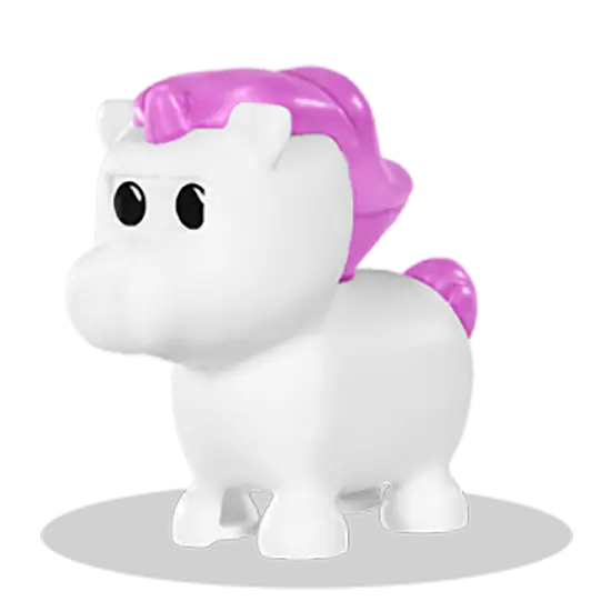 Adopt Me! Unicorn toy from McDonald's