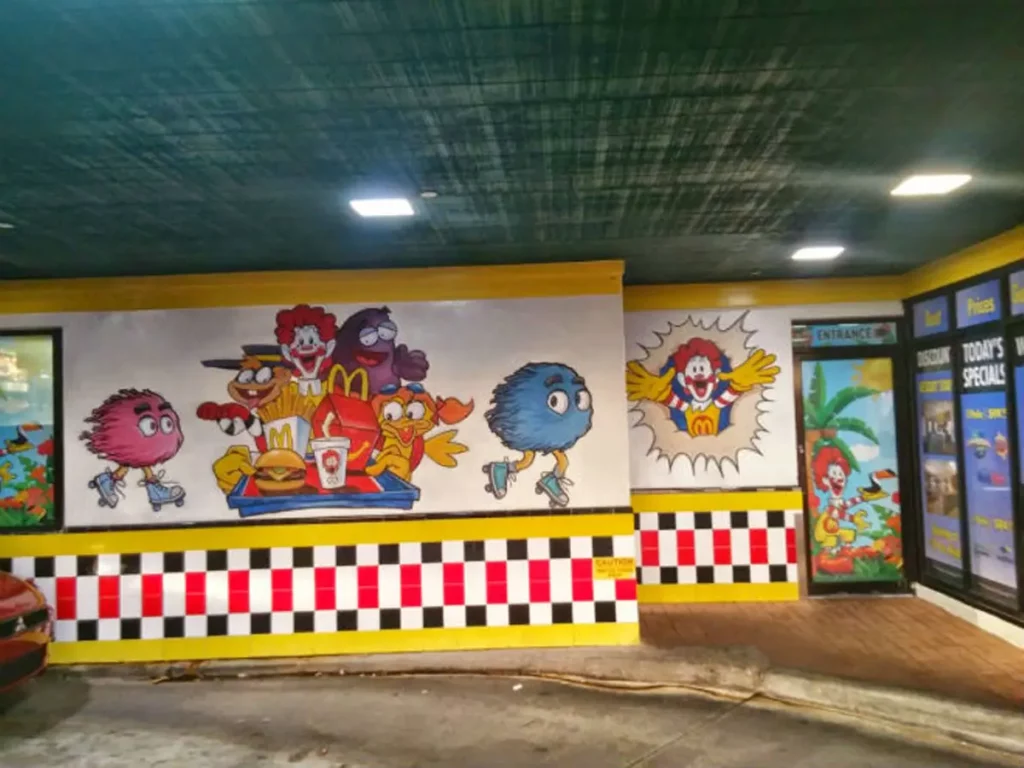 McDonald's mural in Orlando FL.