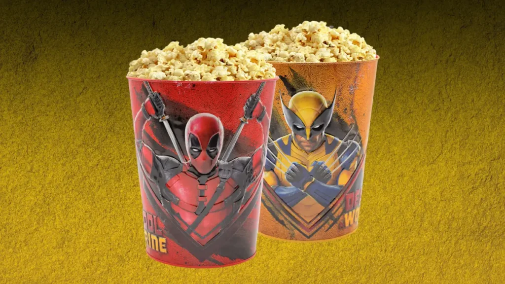 Cinemark Deadpool & Wolverine popcorn bucket