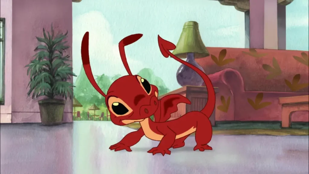 Melty, the red dragon from Lilo & Stitch