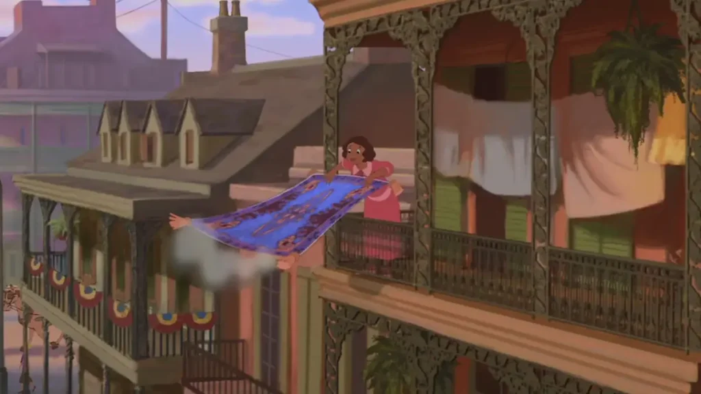 Carpet from Aladdin in The Princess and the Frog