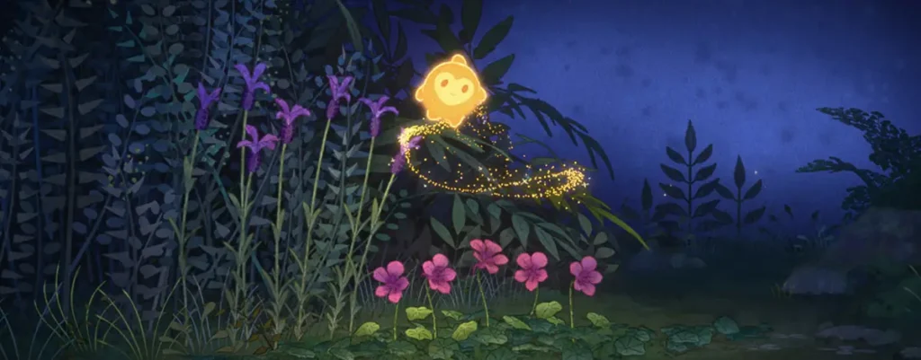 Star bring flowers to life in Disney's Wish