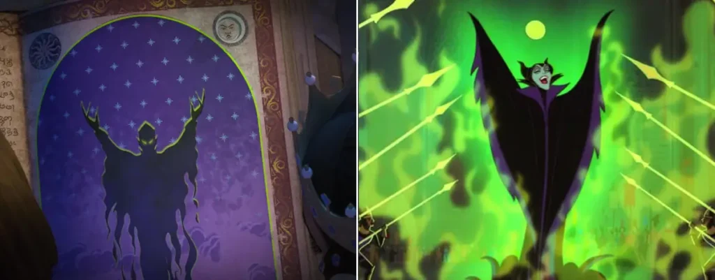 Disney Wish movie easter eggs feature Maleficent