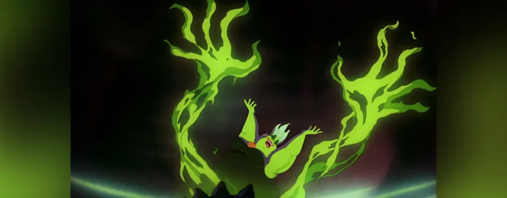 Ursula's green hands in The Little Mermaid
