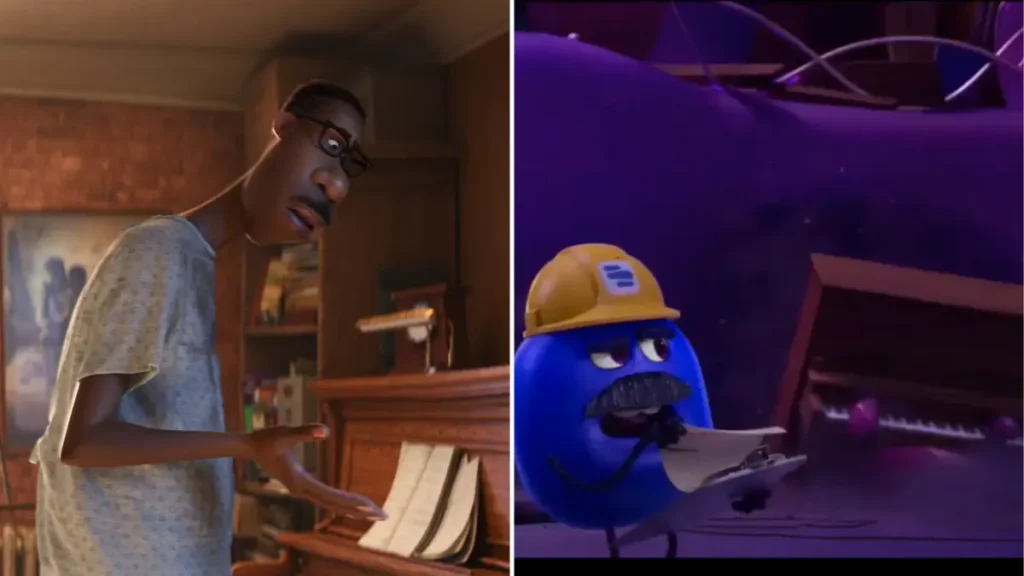 Inside Out 2 easter egg of Joe's piano from Soul