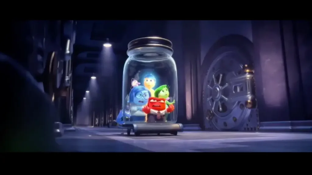 Inside Out 2 emotions get put in the vault