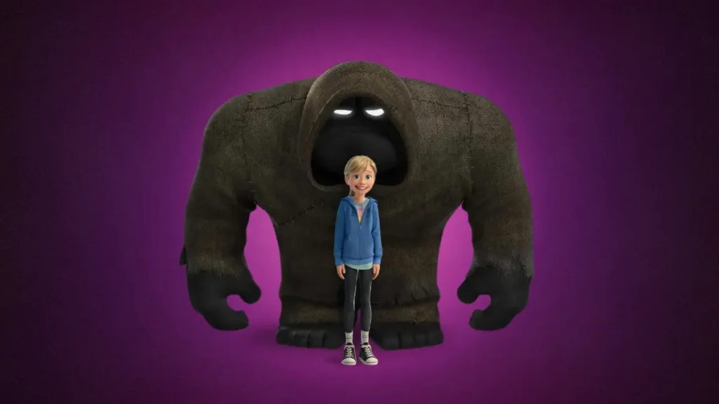 Deep Dark Secretes behind Riley makes in appearance in the Inside Out 2 post-credits scene