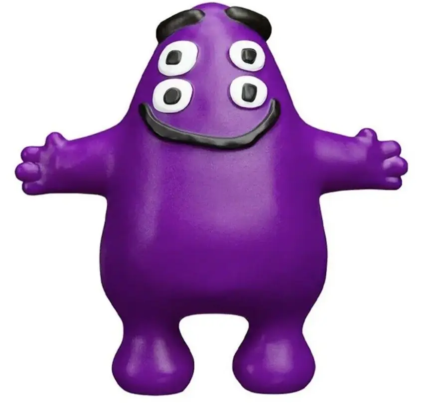 CPFM Grimace Happy Meal toy