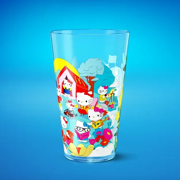 McDonald's Collector's Meal Hello Kitty and Peanuts cup