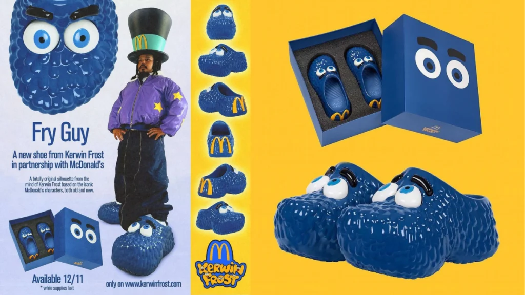 Fry Guy shoes from McDonald's and Kerwin Frost