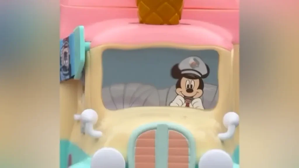 Mickey as the ice cream man