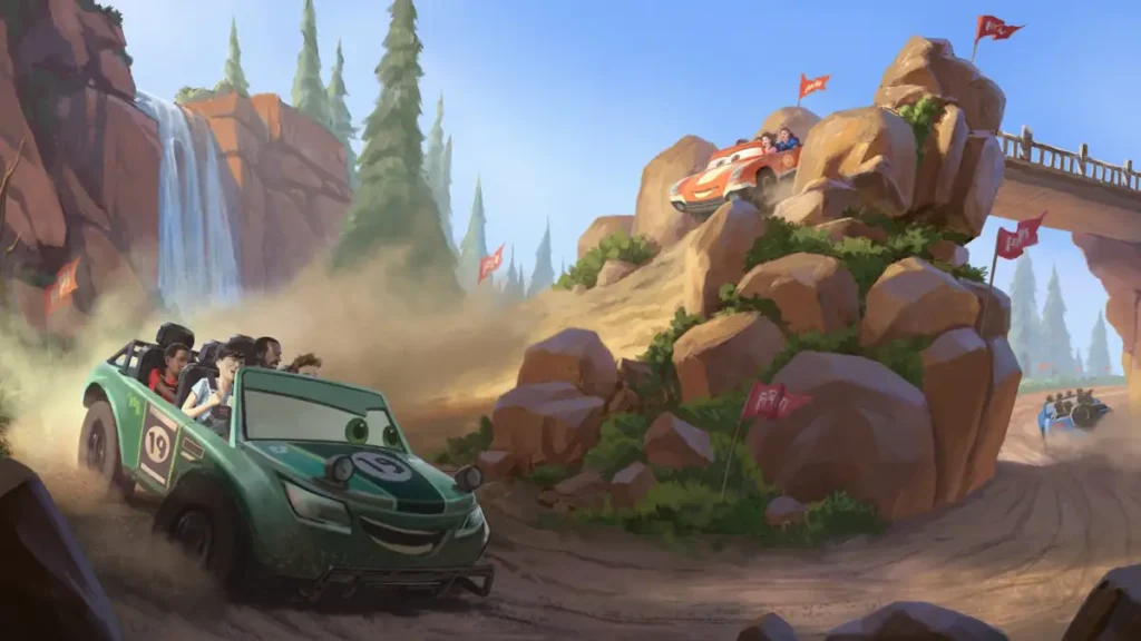 New rides at Disney World in Cars-themed area of Frontierland