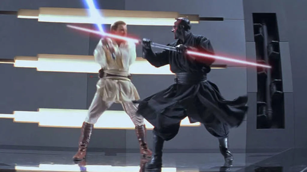 Obi-Wan battled Darth Maul