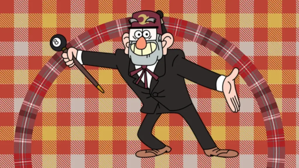 The old man cartoon character from Gravity Falls, Gruncle Stan