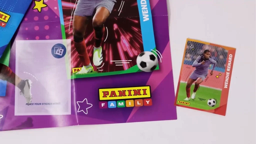 Panini poster and sticker from McDonald's