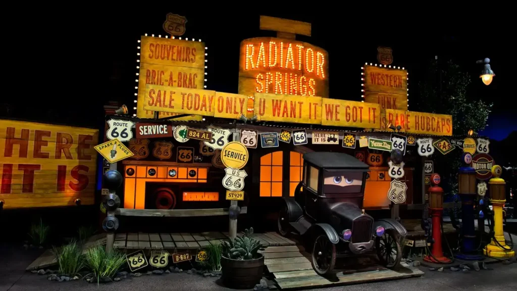 Radiator Springs Racers is the location of one of the hidden Pizza Planet Trucks for Pixar Fest 2024