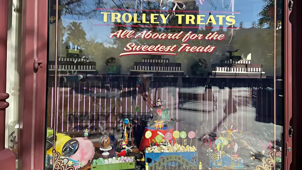 Trolley Treats window