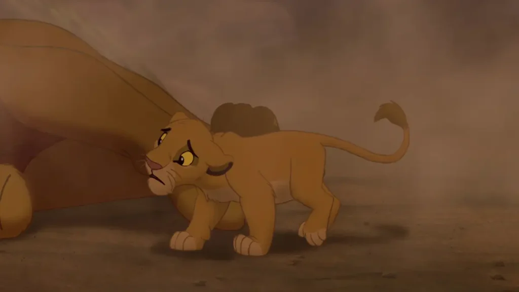 Simba finds Mufasa in The Lion King