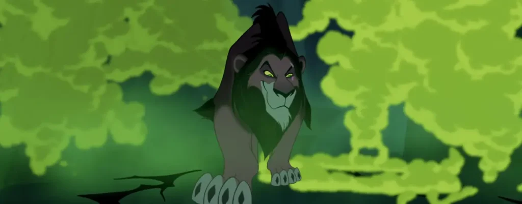 Scar from Be Prepared in The Lion King