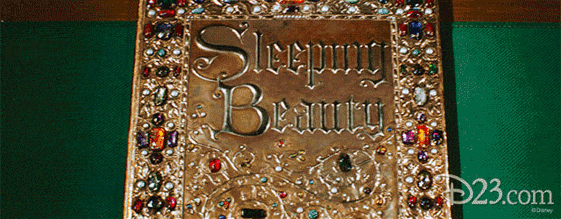 Sleeping Beauty storybook opening