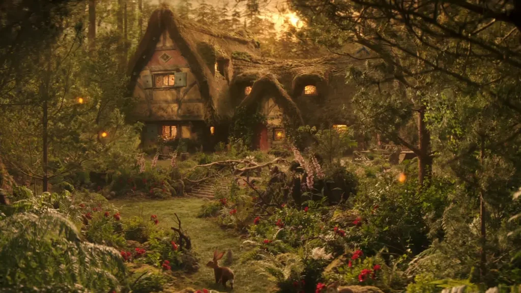 Seven dwarf's cottage in Disney's live action Snow White