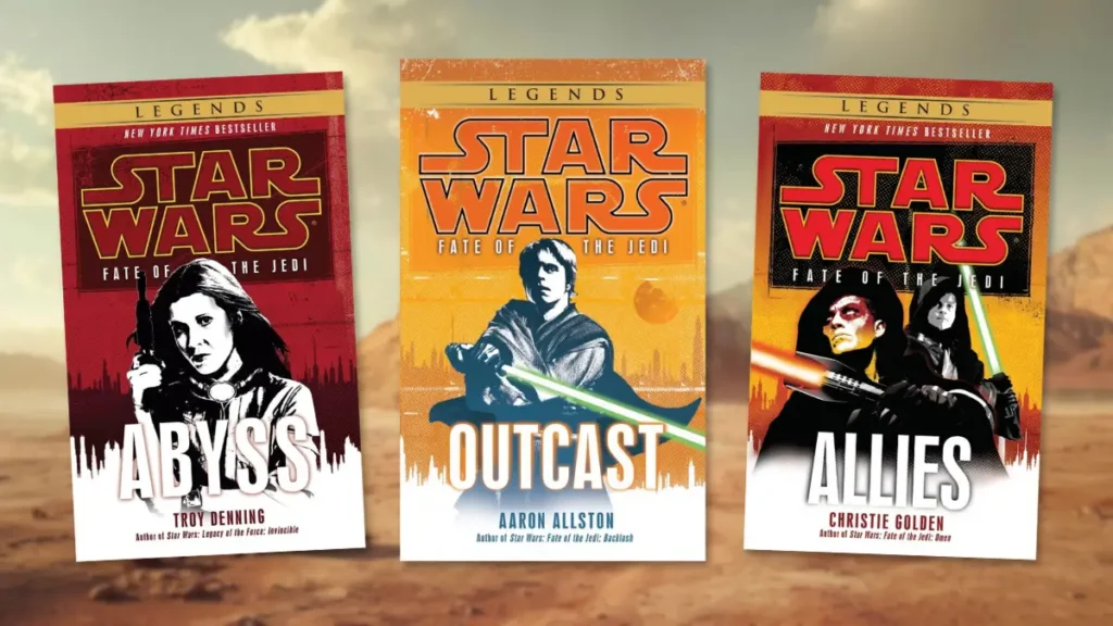 Star Wars Fate of the Jedi books with Abeloth storylines.