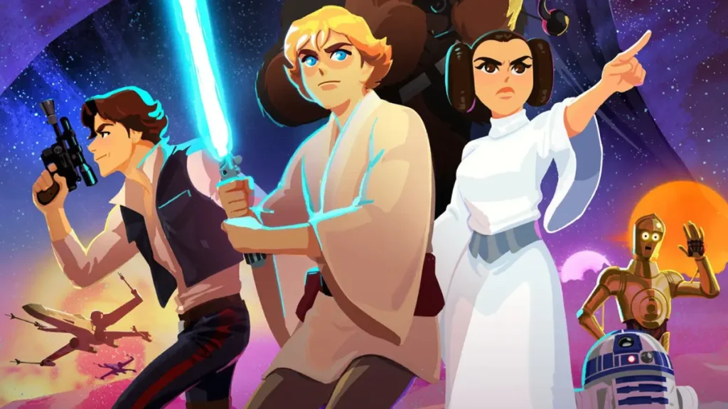 The animated Star Wars show Galaxy of Adventures